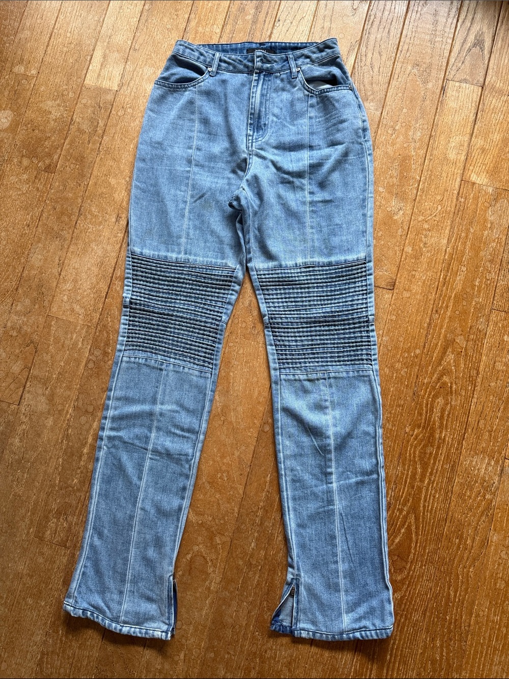 AFRM Women’s Straight Leg Jeans in Light Blue